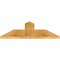 Ekena Millwork Portland Rough Sawn Timber Gable Bracket, Western Red Cedar, 36"W x 13"H x 2"D x 6"F, 9/12 Pitch GBW036X13X0206POR00RWR - alternate 4